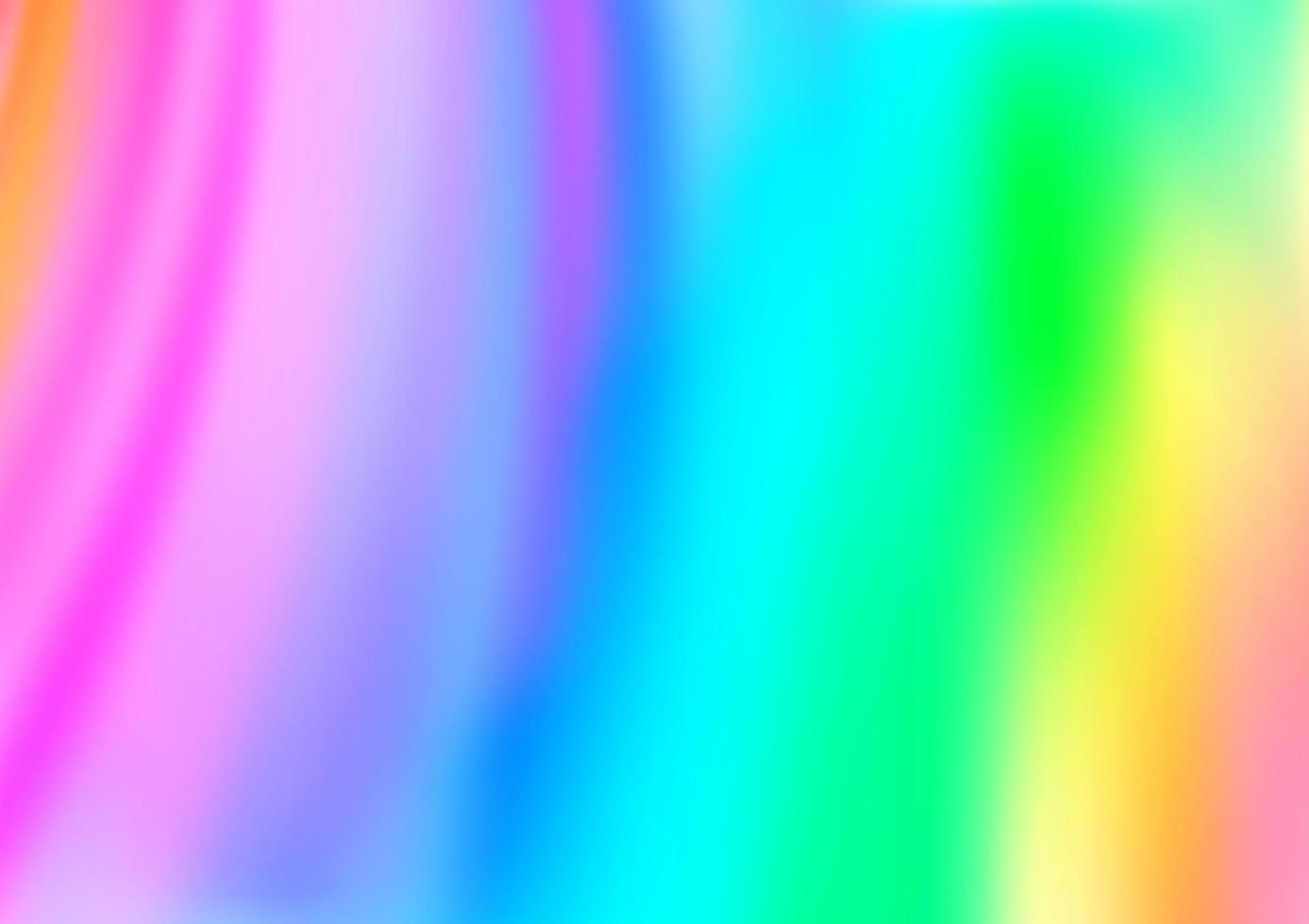 Light Multicolor, Rainbow vector pattern with curved circles.