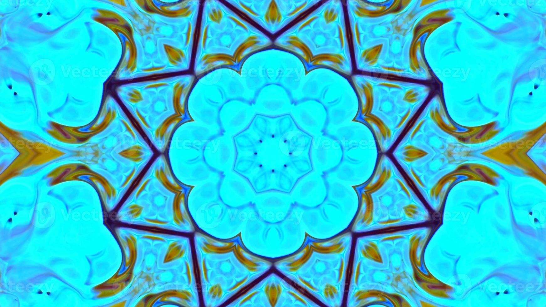 Wonderful Kaleidoscope Backgrounds Created From Colorful Ink Paint Spread photo