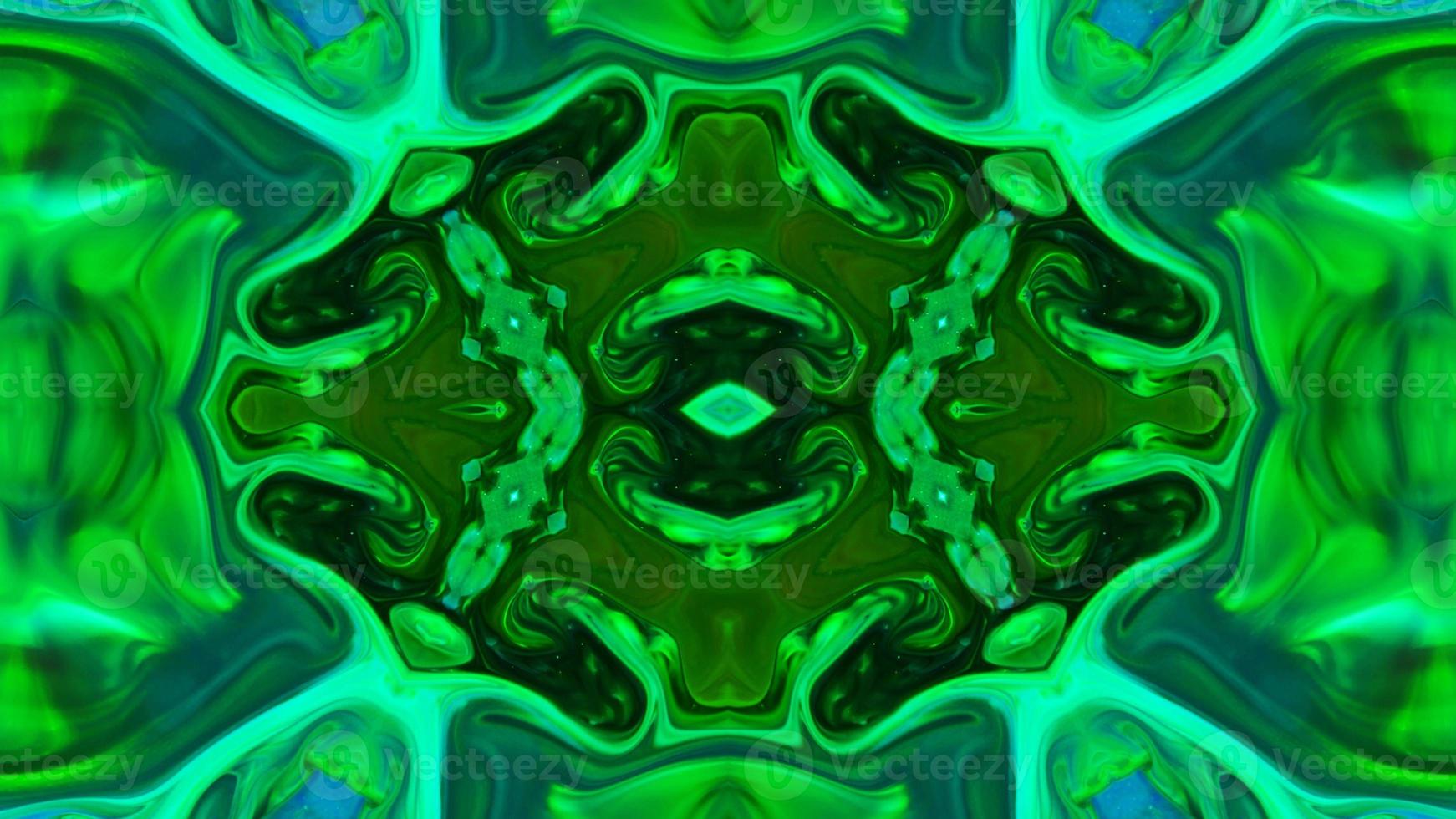 Wonderful Kaleidoscope Backgrounds Created From Colorful Ink Paint Spread photo
