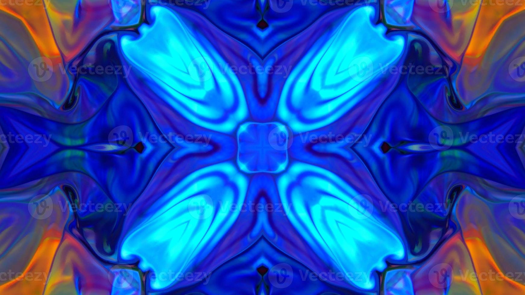 Wonderful Kaleidoscope Backgrounds Created From Colorful Ink Paint Spread photo