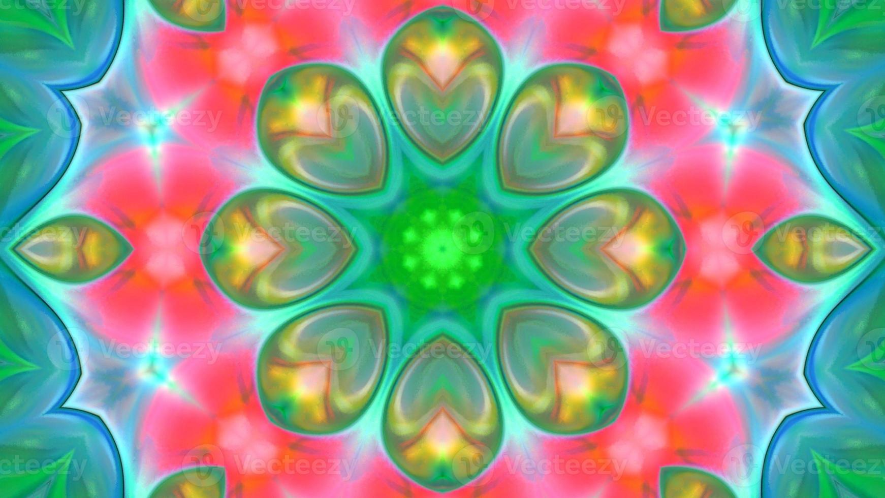 Wonderful Kaleidoscope Backgrounds Created From Colorful Ink Paint Spread photo
