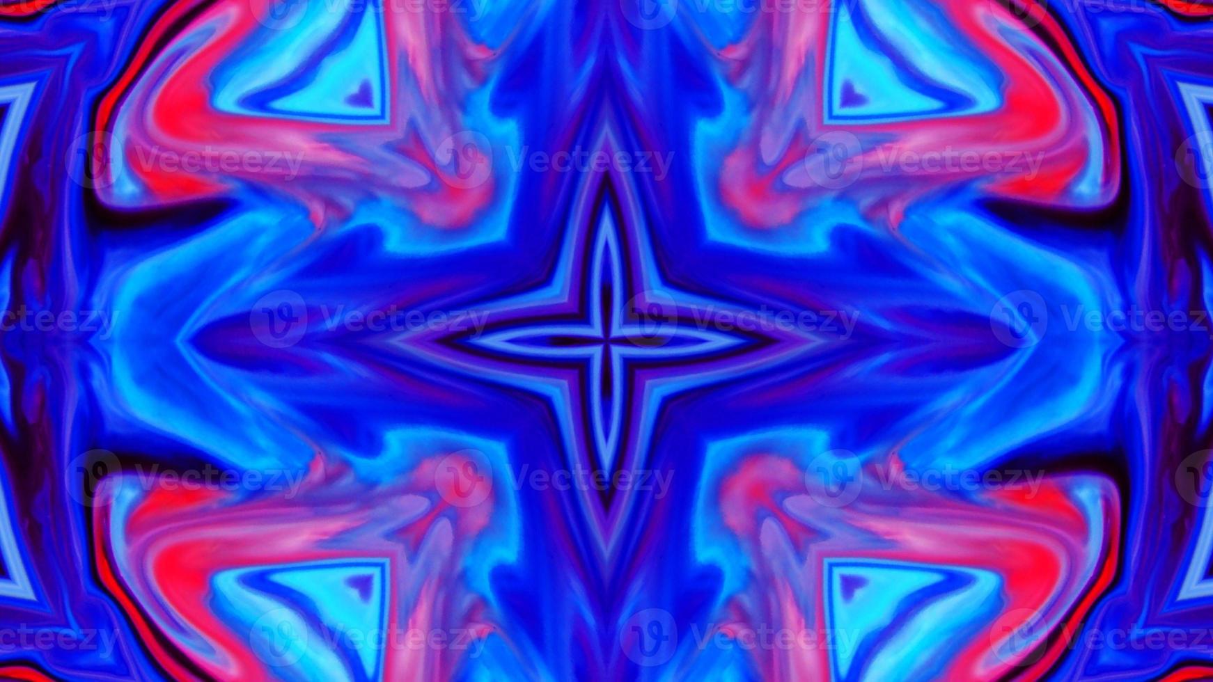 Wonderful Kaleidoscope Backgrounds Created From Colorful Ink Paint Spread photo
