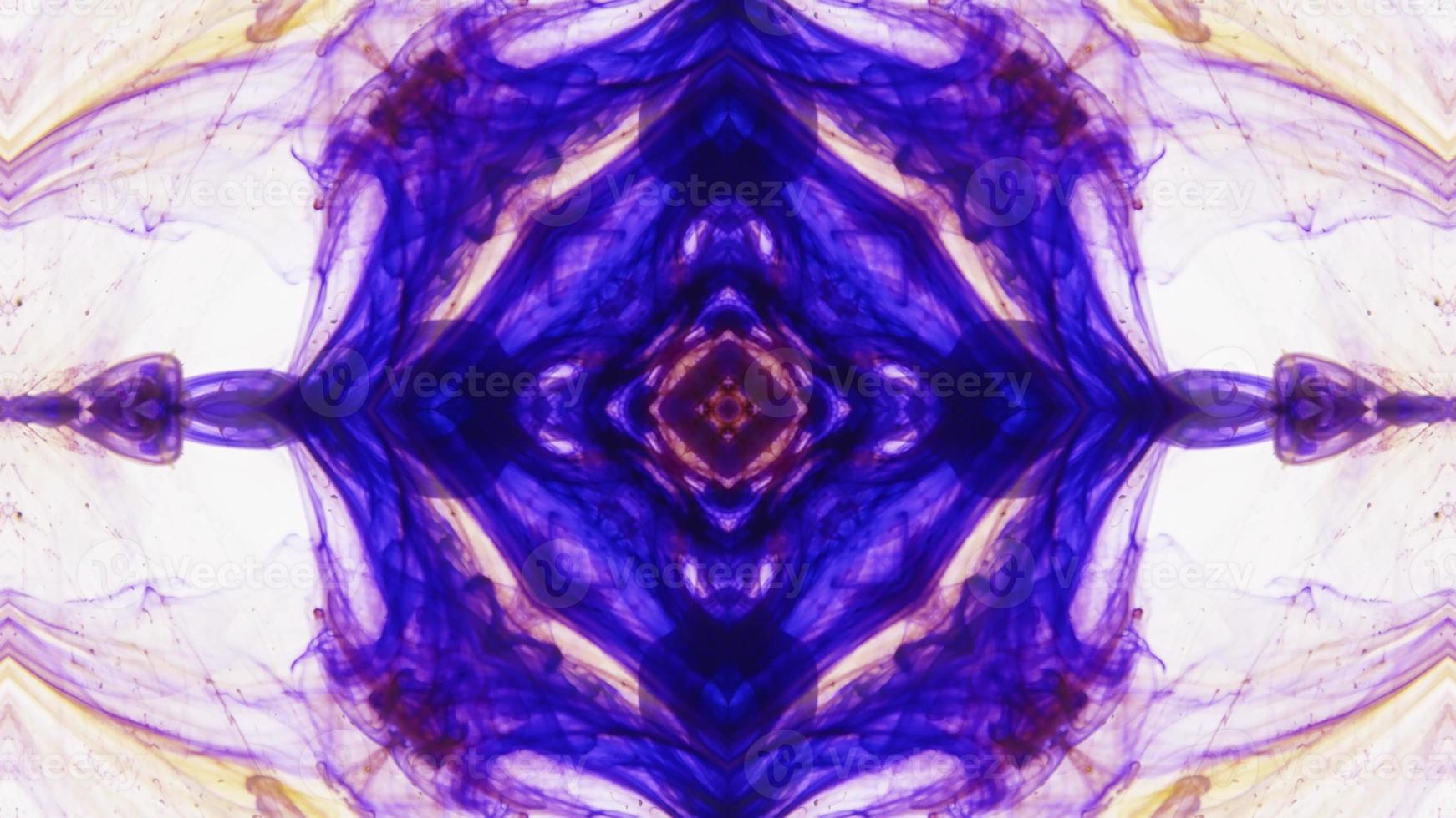 Wonderful Kaleidoscope Backgrounds Created From Colorful Ink Paint Spread photo
