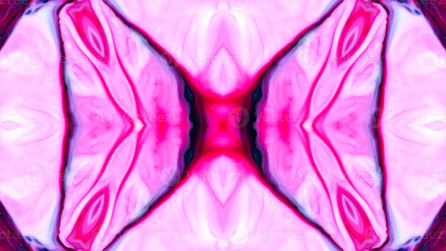 Wonderful Kaleidoscope Backgrounds Created From Colorful Ink Paint Spread photo