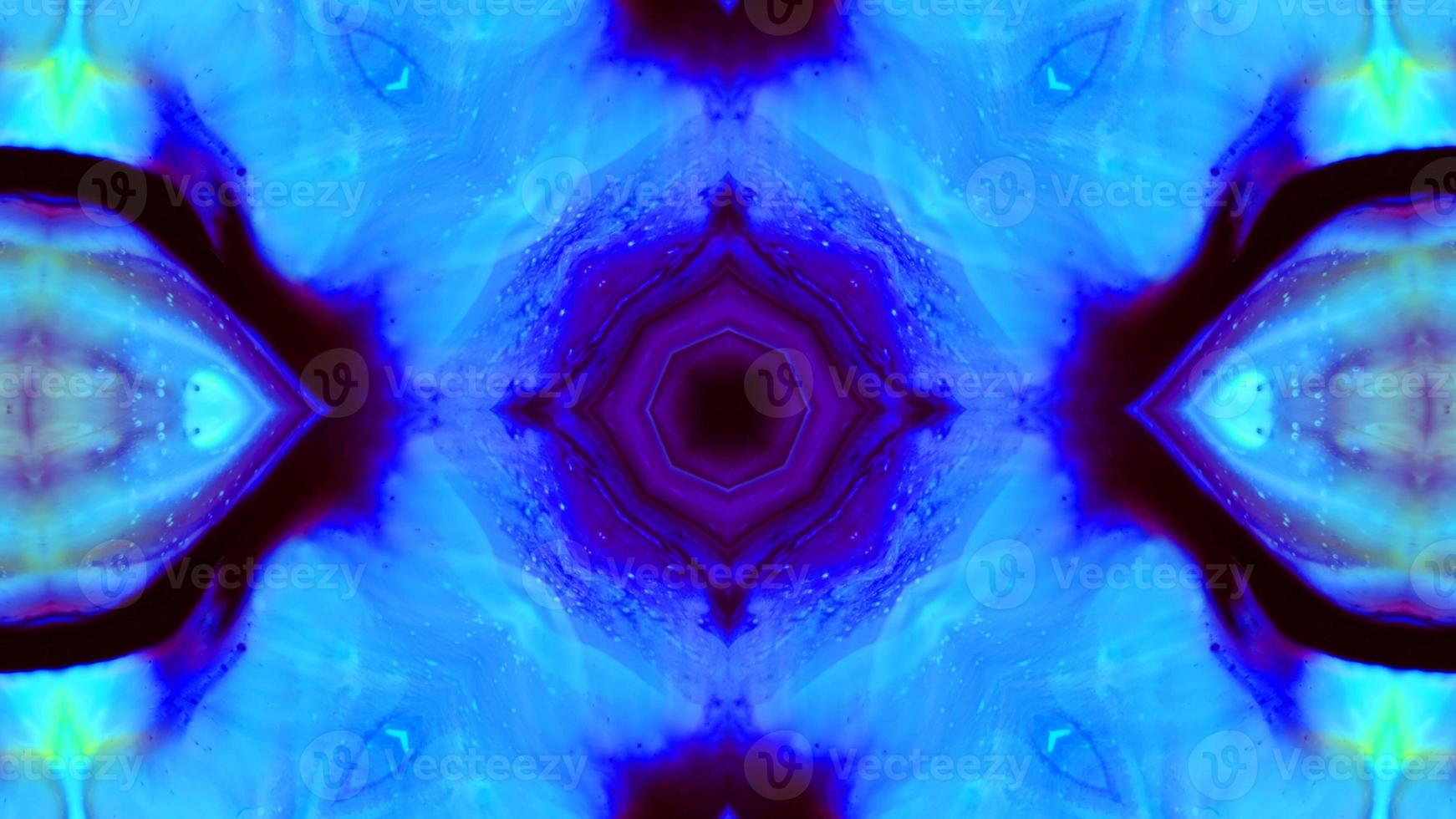 Wonderful Kaleidoscope Backgrounds Created From Colorful Ink Paint Spread photo