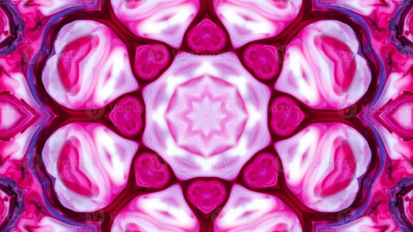 Wonderful Kaleidoscope Backgrounds Created From Colorful Ink Paint Spread photo