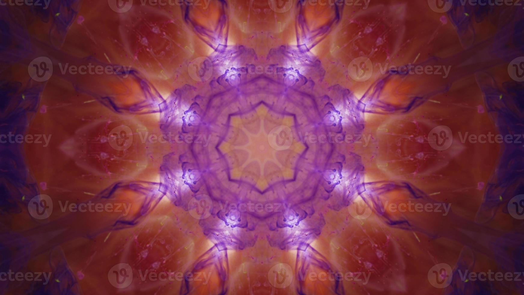 Wonderful Kaleidoscope Backgrounds Created From Colorful Ink Paint Spread photo