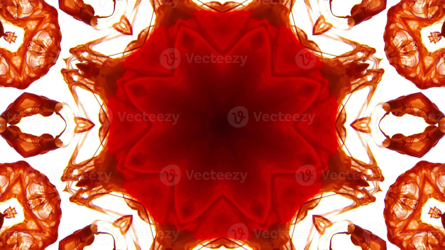 Wonderful Kaleidoscope Backgrounds Created From Colorful Ink Paint Spread photo