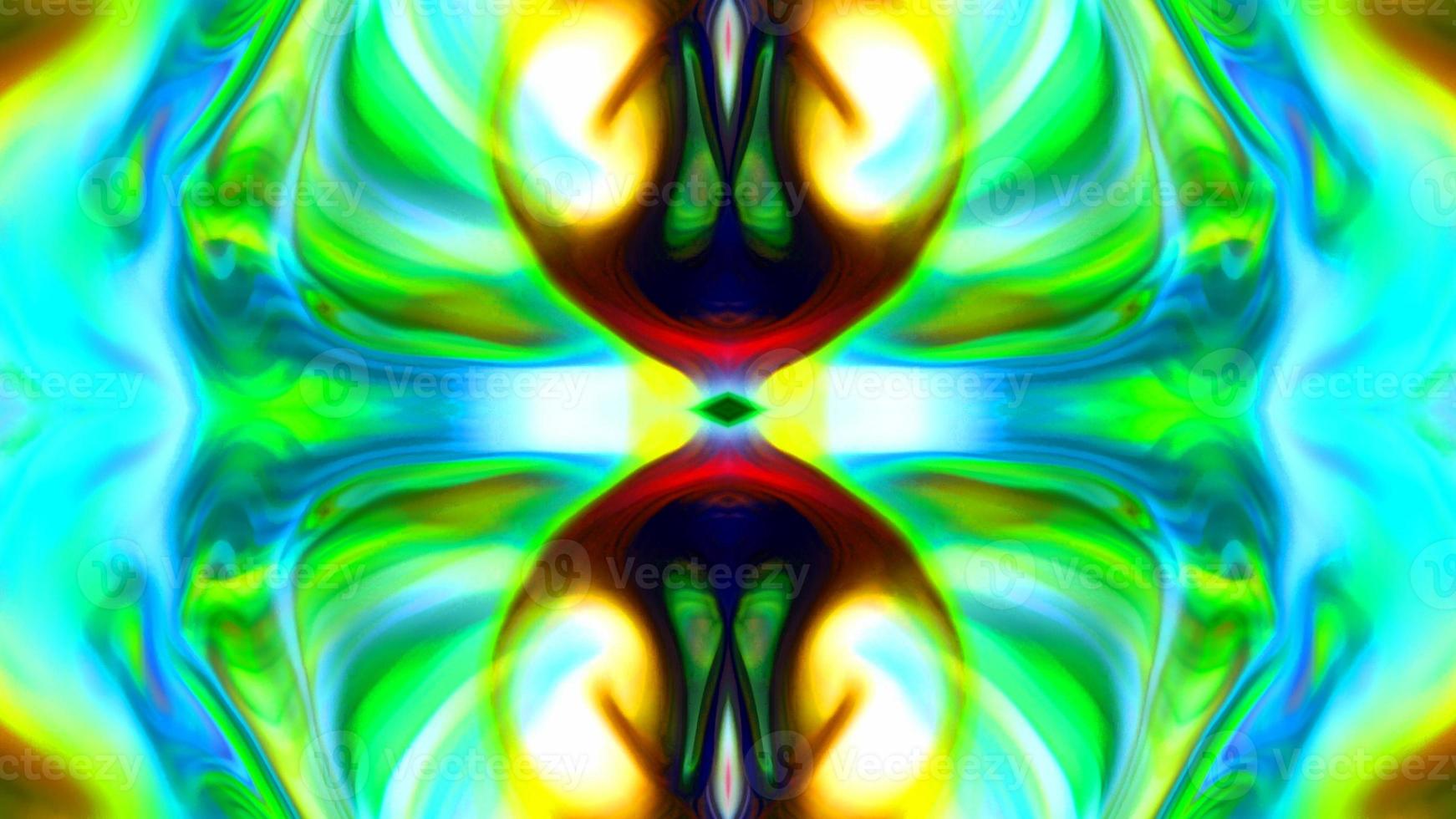 Wonderful Kaleidoscope Backgrounds Created From Colorful Ink Paint Spread photo