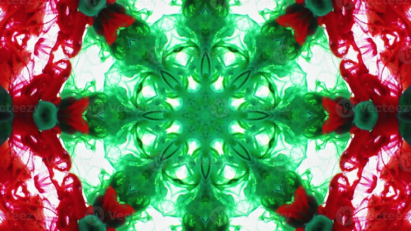 Wonderful Kaleidoscope Backgrounds Created From Colorful Ink Paint Spread photo