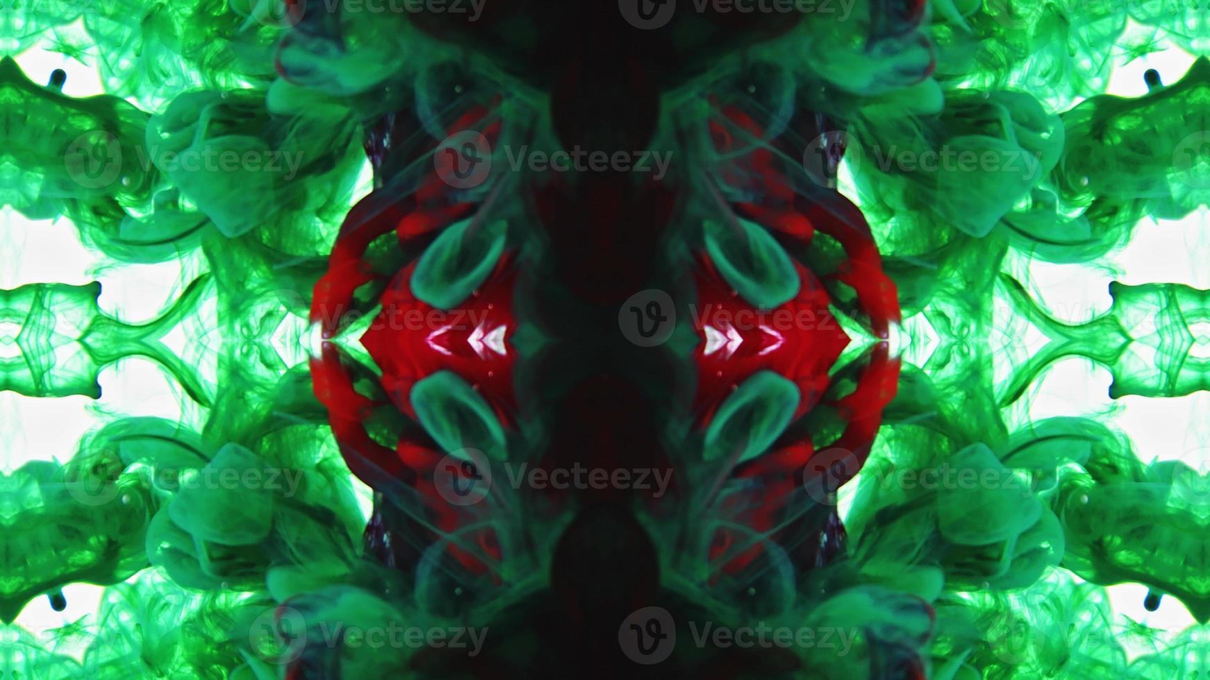 Wonderful Kaleidoscope Backgrounds Created From Colorful Ink Paint Spread photo