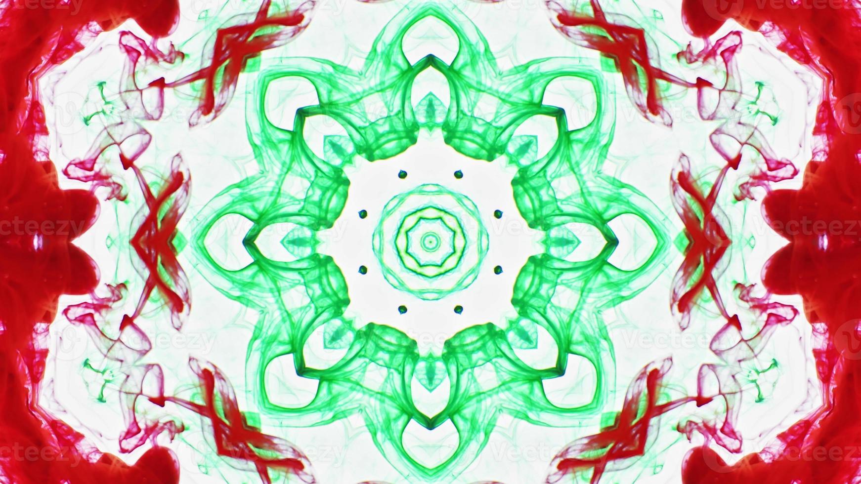Wonderful Kaleidoscope Backgrounds Created From Colorful Ink Paint Spread photo
