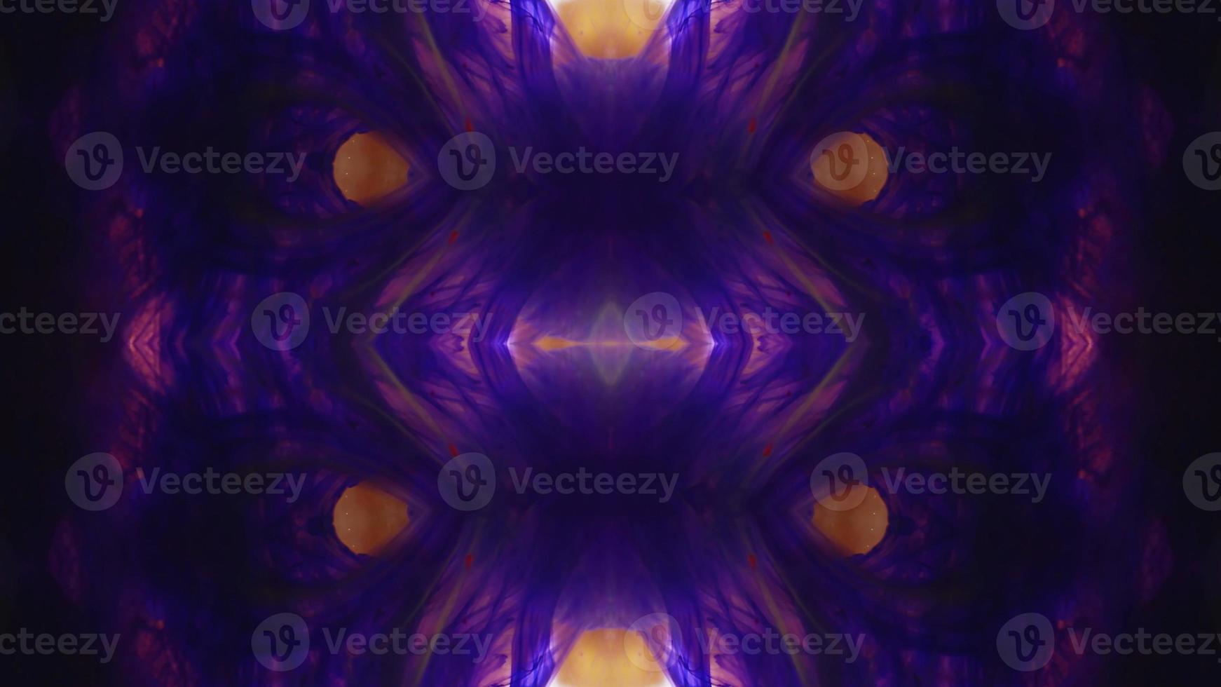 Wonderful Kaleidoscope Backgrounds Created From Colorful Ink Paint Spread photo
