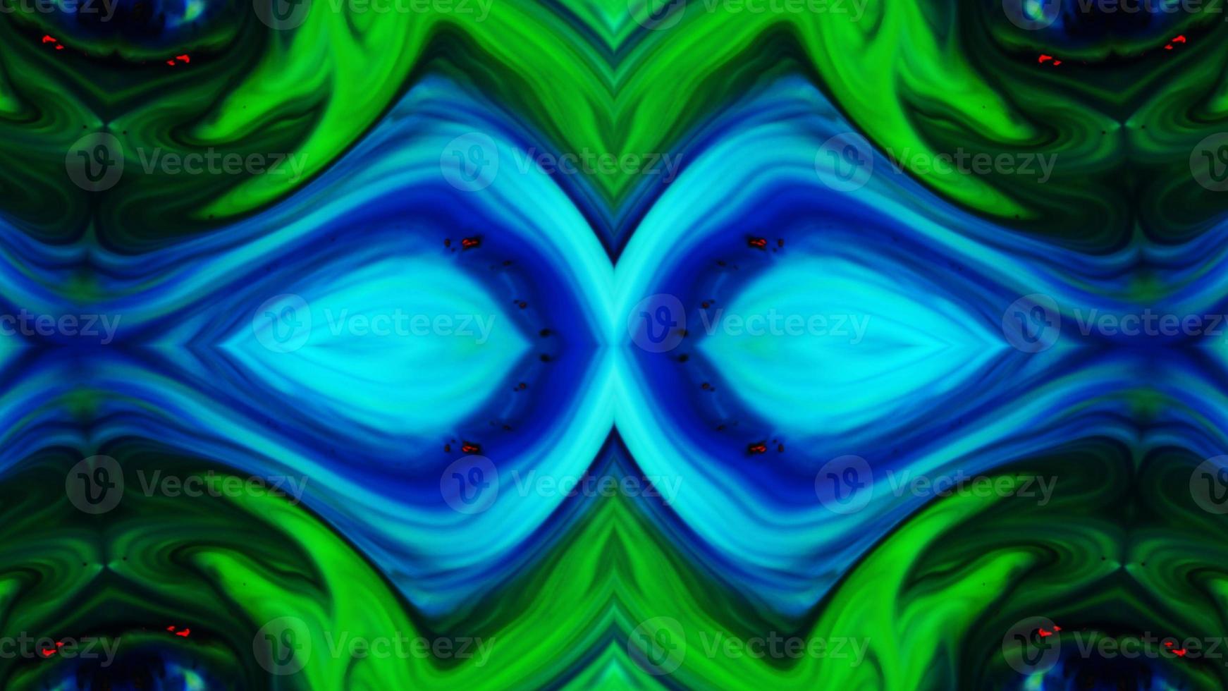 Wonderful Kaleidoscope Backgrounds Created From Colorful Ink Paint Spread photo