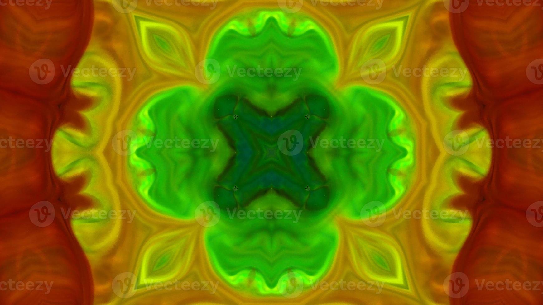 Wonderful Kaleidoscope Backgrounds Created From Colorful Ink Paint Spread photo
