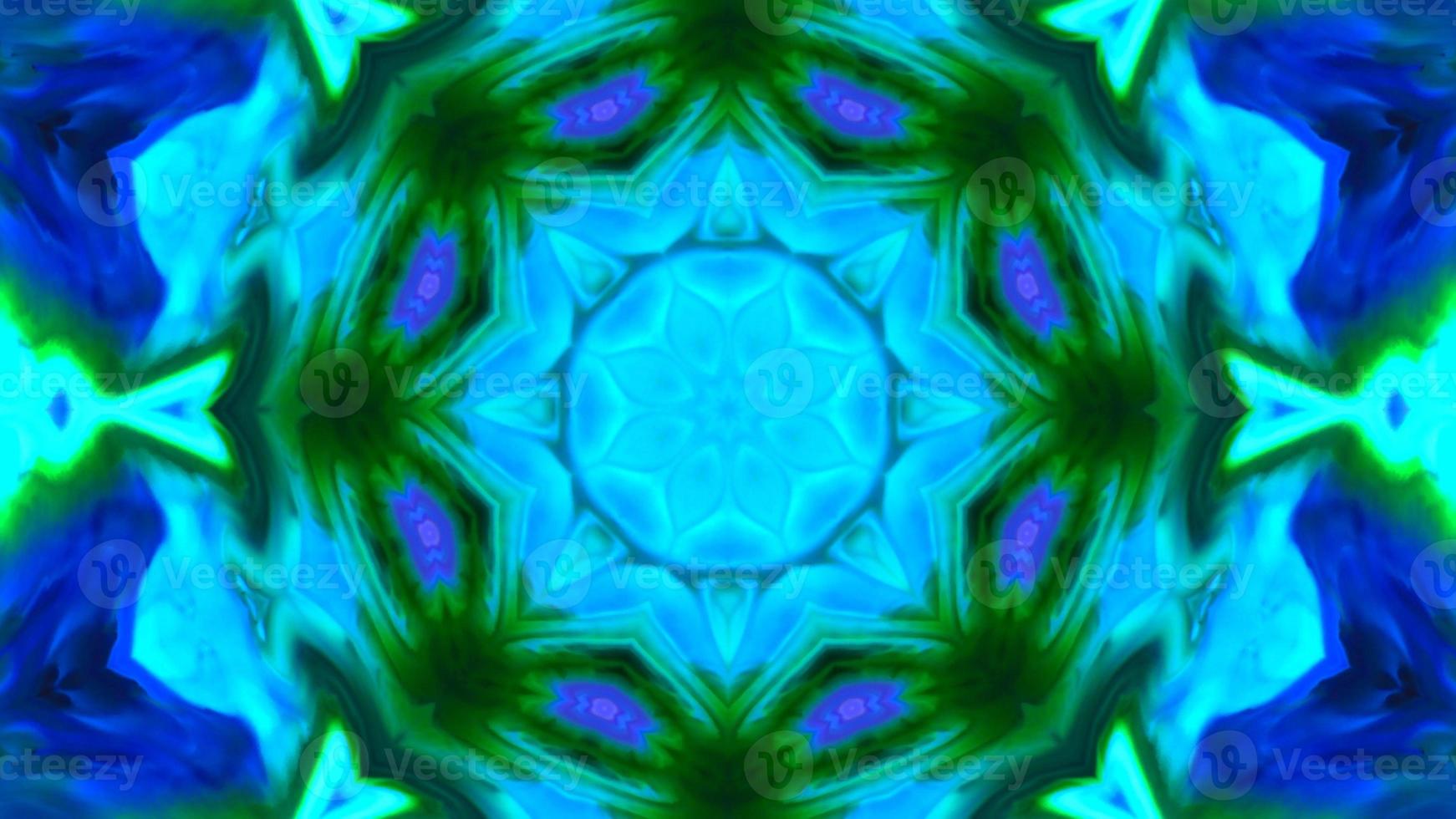 Wonderful Kaleidoscope Backgrounds Created From Colorful Ink Paint Spread photo