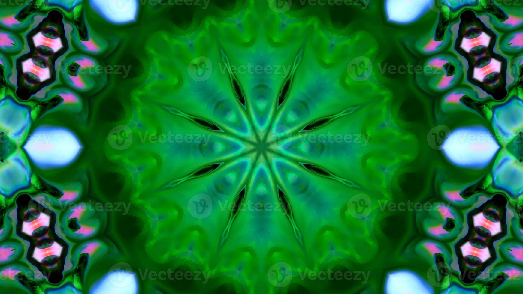 Wonderful Kaleidoscope Backgrounds Created From Colorful Ink Paint Spread photo