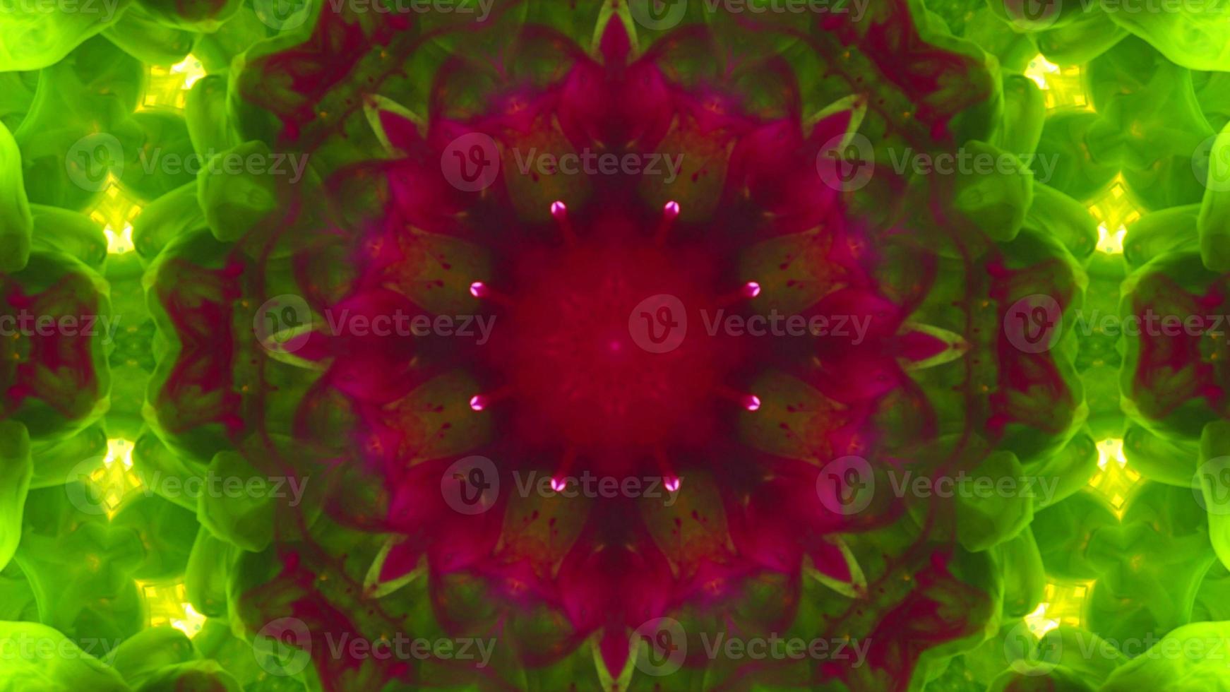 Wonderful Kaleidoscope Backgrounds Created From Colorful Ink Paint Spread photo