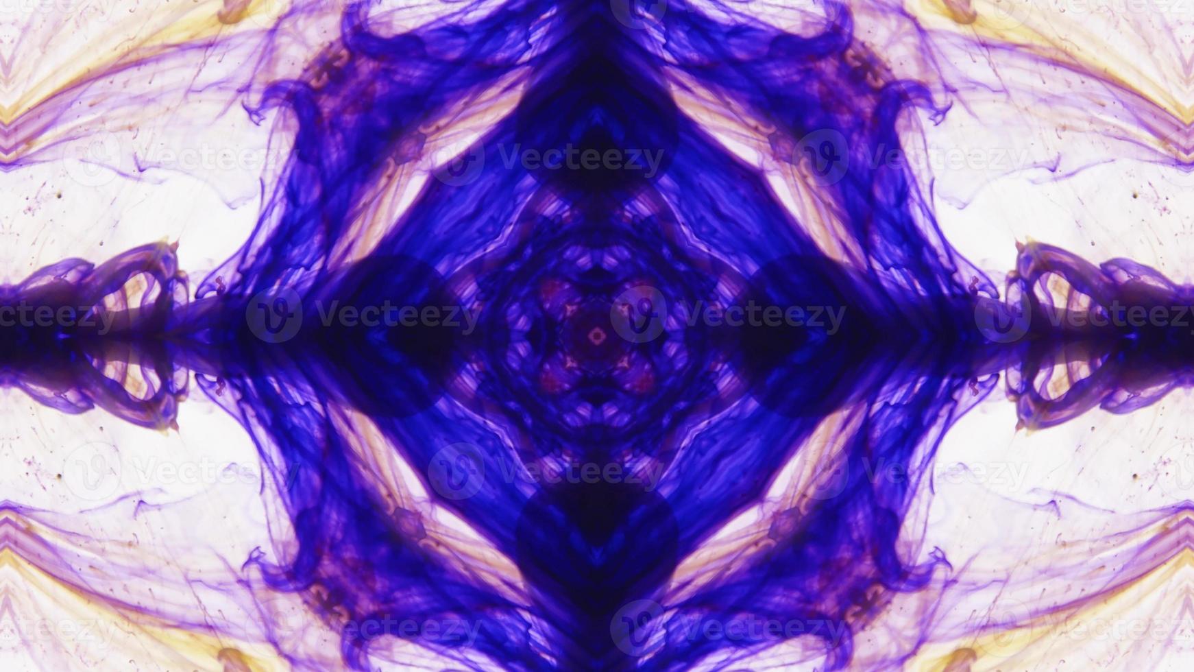 Wonderful Kaleidoscope Backgrounds Created From Colorful Ink Paint Spread photo