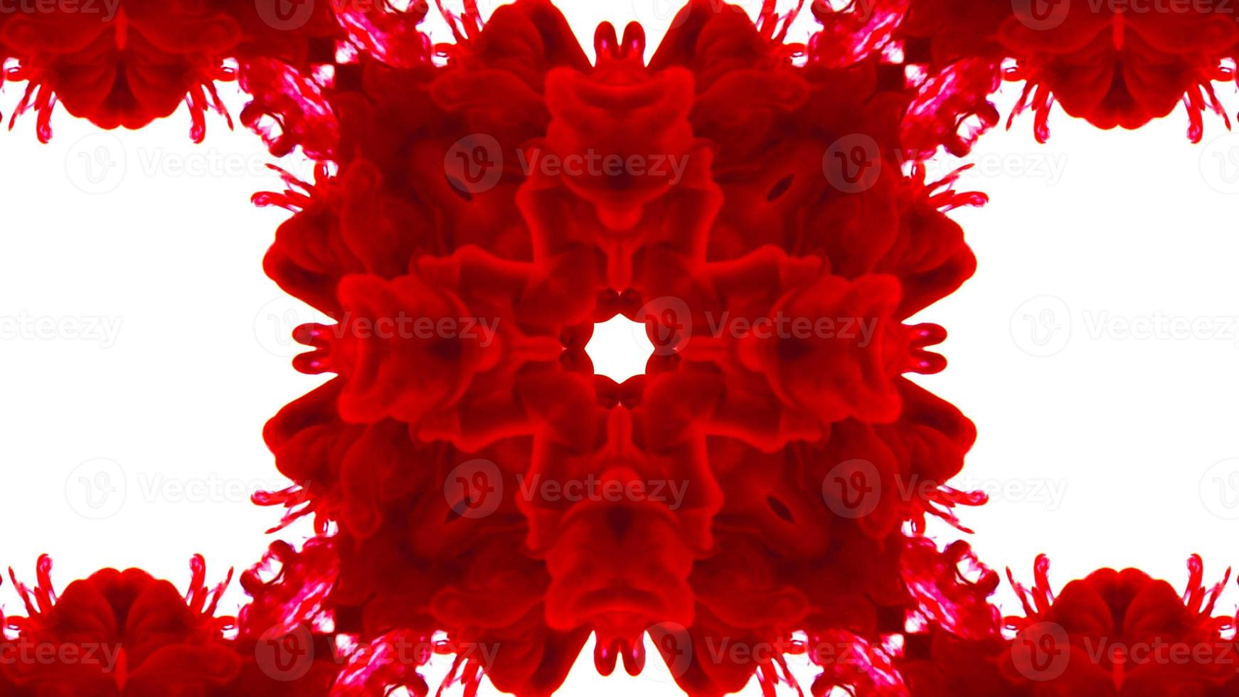 Wonderful Kaleidoscope Backgrounds Created From Colorful Ink Paint Spread photo