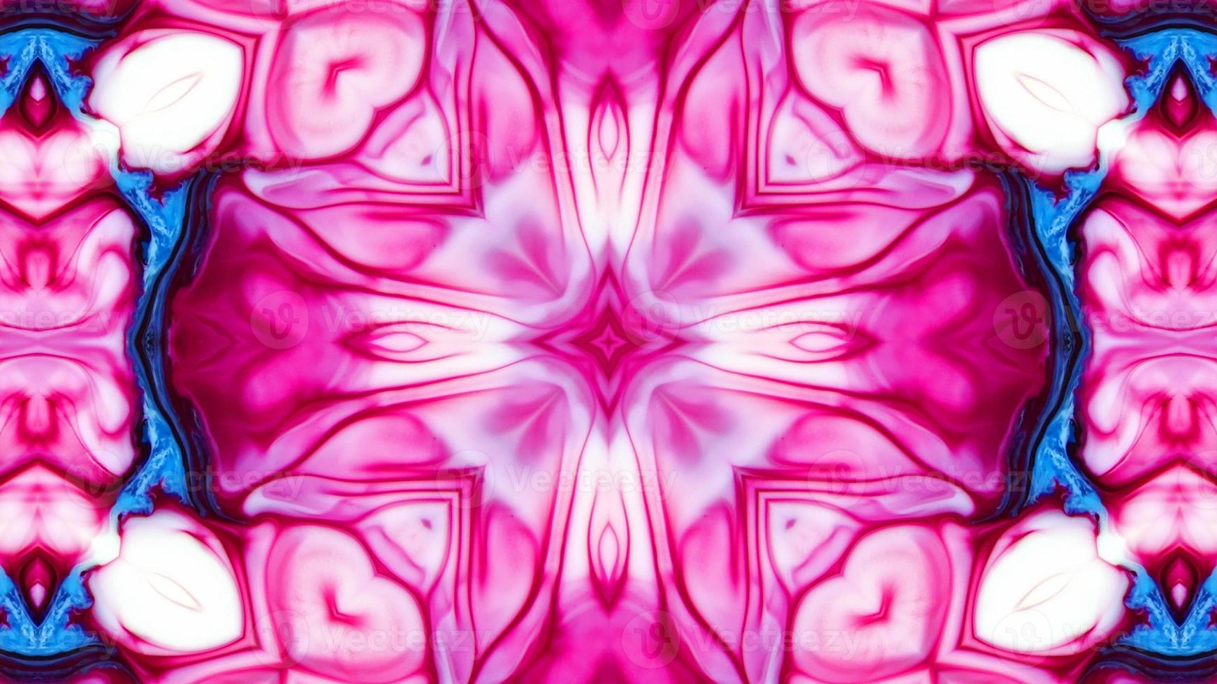 Wonderful Kaleidoscope Backgrounds Created From Colorful Ink Paint Spread photo