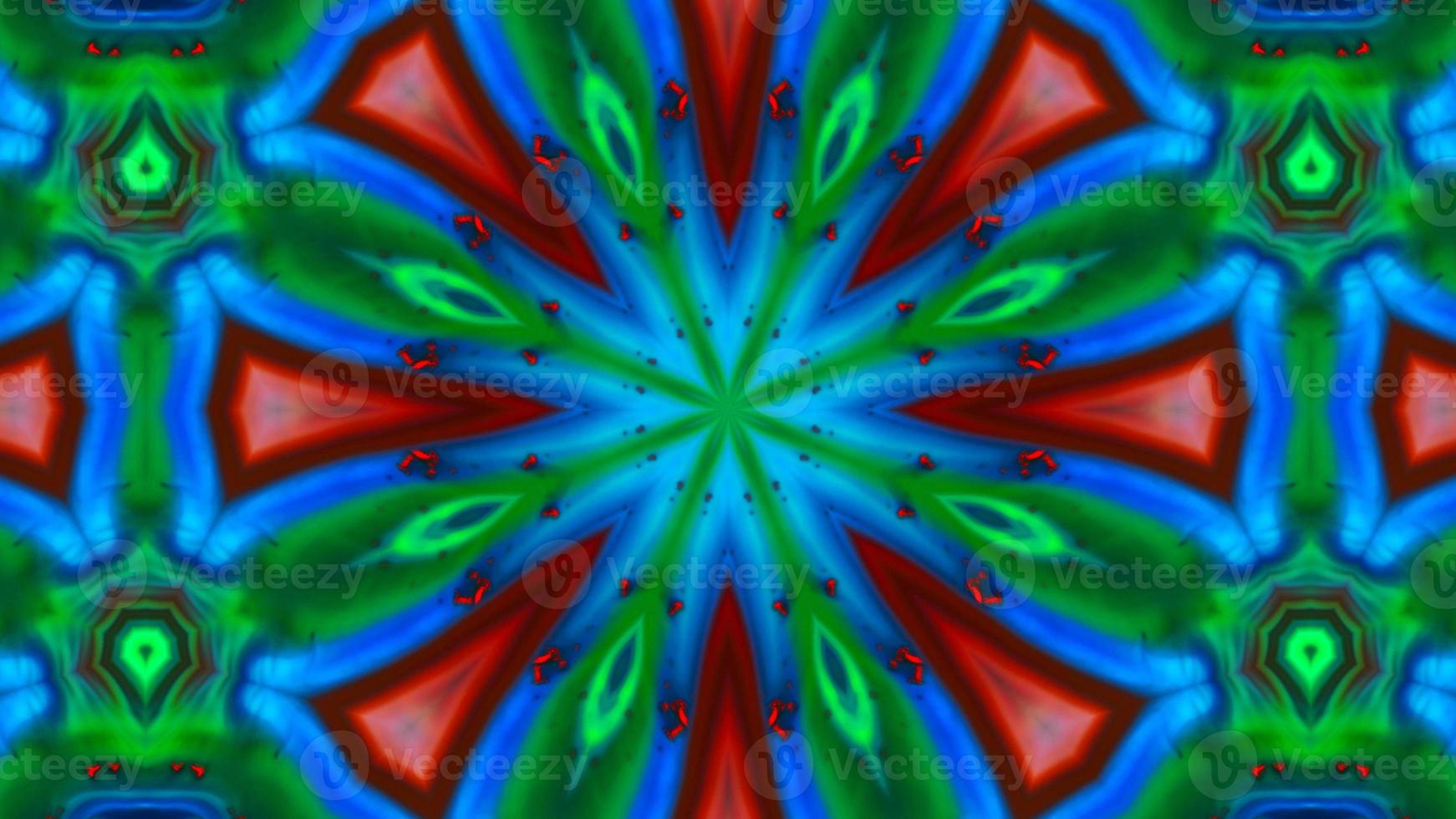 Wonderful Kaleidoscope Backgrounds Created From Colorful Ink Paint Spread photo