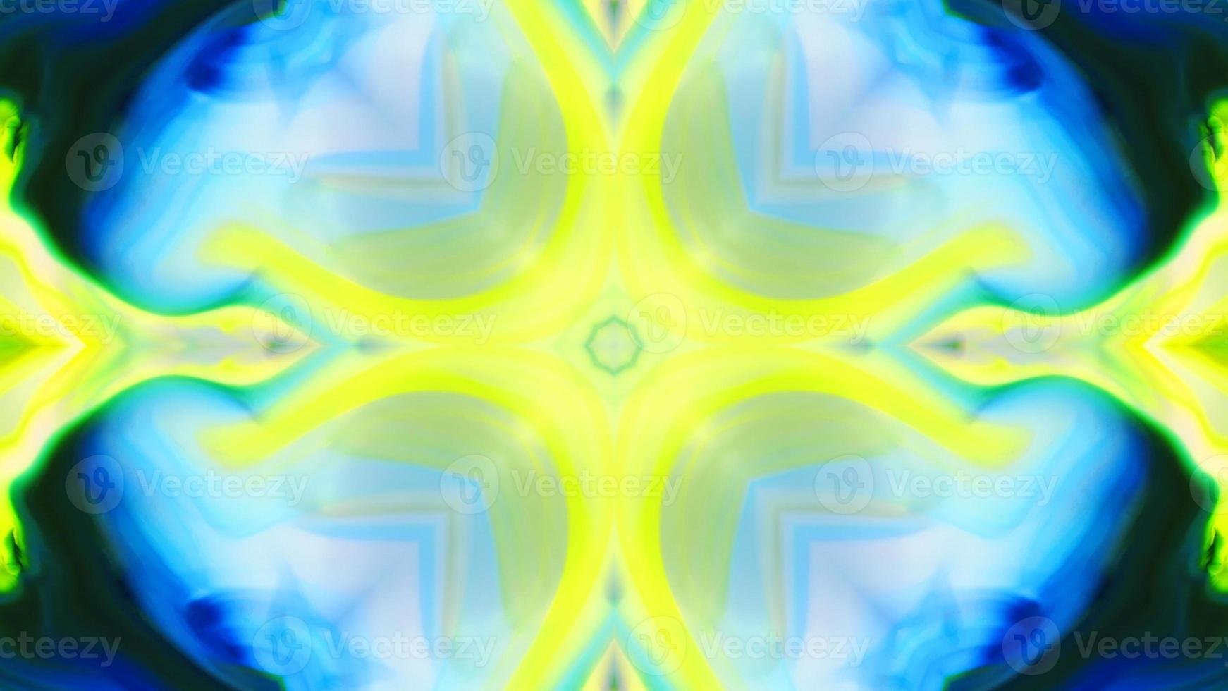 Wonderful Kaleidoscope Backgrounds Created From Colorful Ink Paint Spread photo