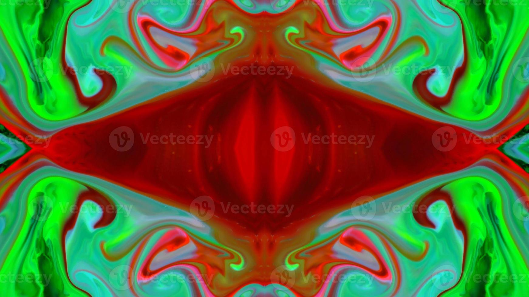Wonderful Kaleidoscope Backgrounds Created From Colorful Ink Paint Spread photo