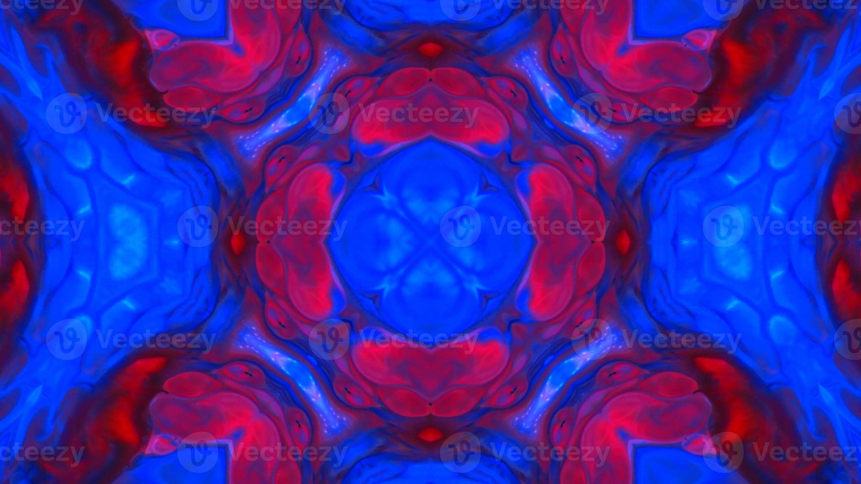 Wonderful Kaleidoscope Backgrounds Created From Colorful Ink Paint Spread photo