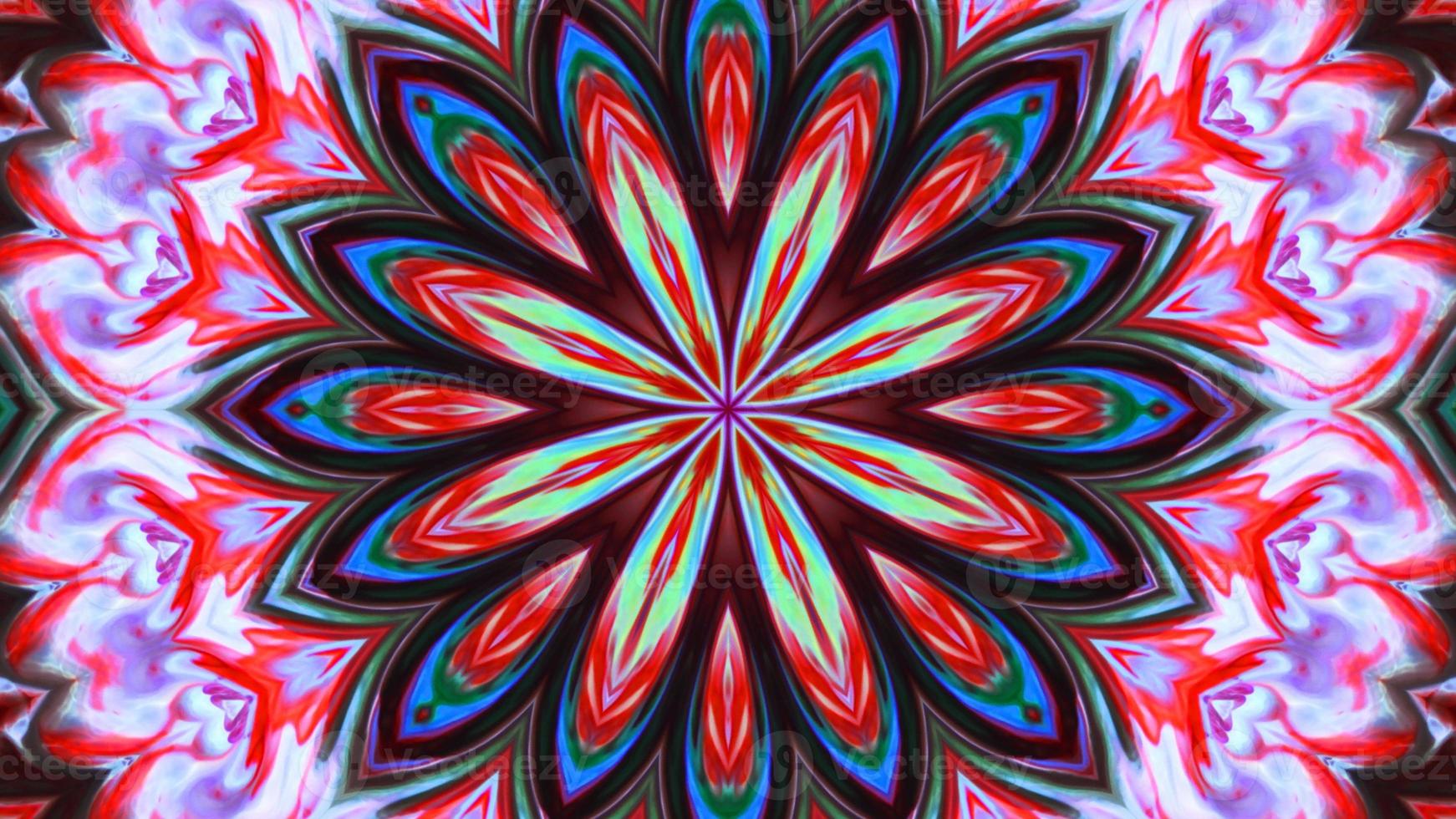 Wonderful Kaleidoscope Backgrounds Created From Colorful Ink Paint Spread photo