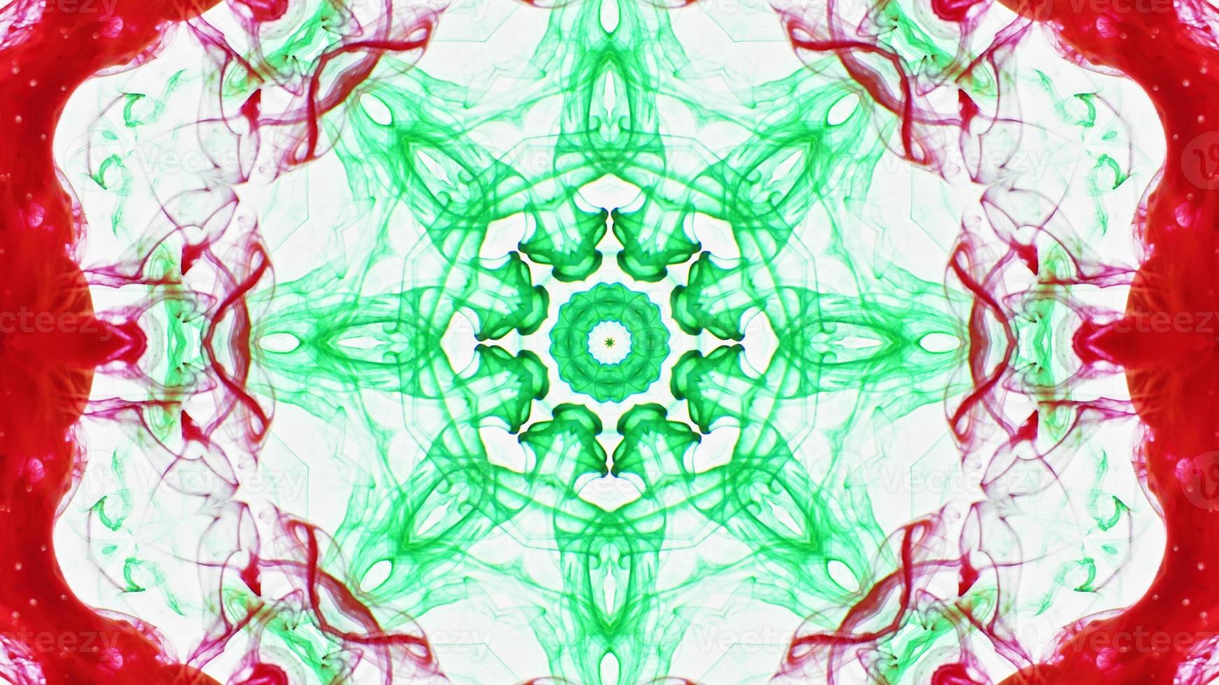 Wonderful Kaleidoscope Backgrounds Created From Colorful Ink Paint Spread photo