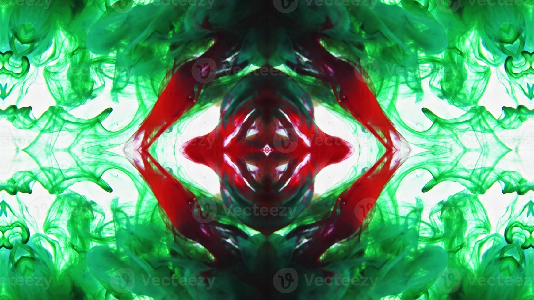 Wonderful Kaleidoscope Backgrounds Created From Colorful Ink Paint Spread photo