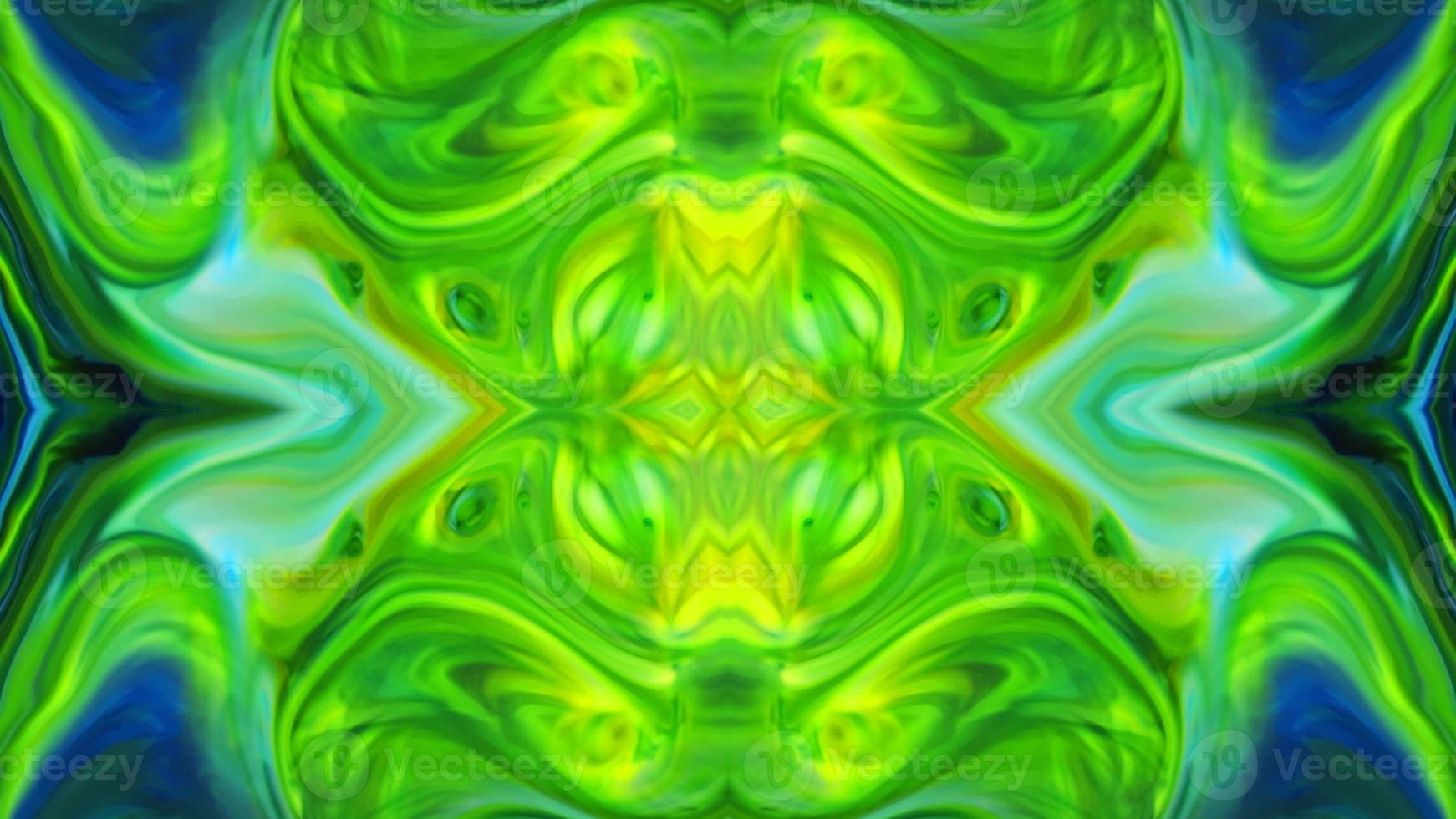 Wonderful Kaleidoscope Backgrounds Created From Colorful Ink Paint Spread photo