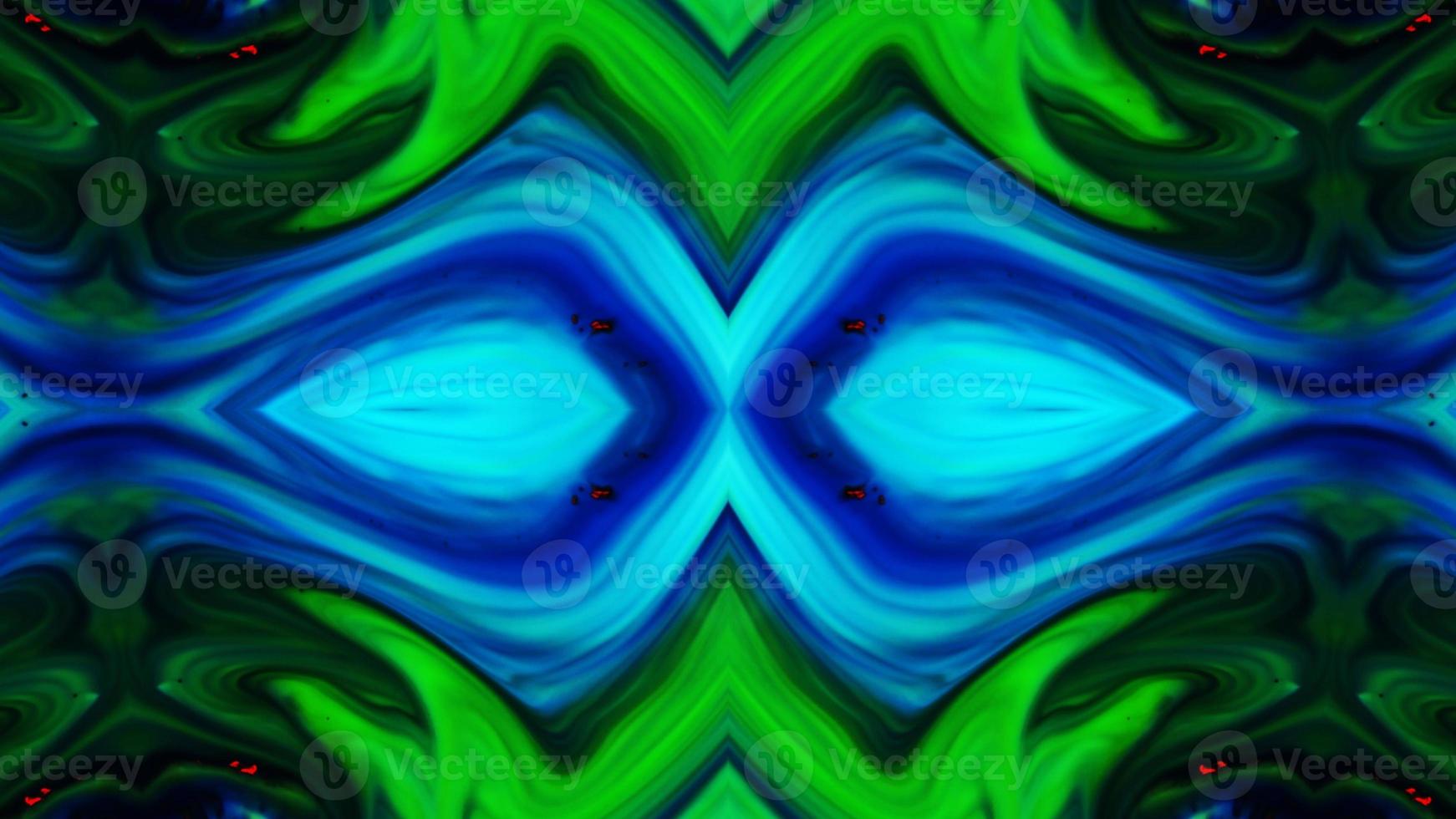 Wonderful Kaleidoscope Backgrounds Created From Colorful Ink Paint Spread photo
