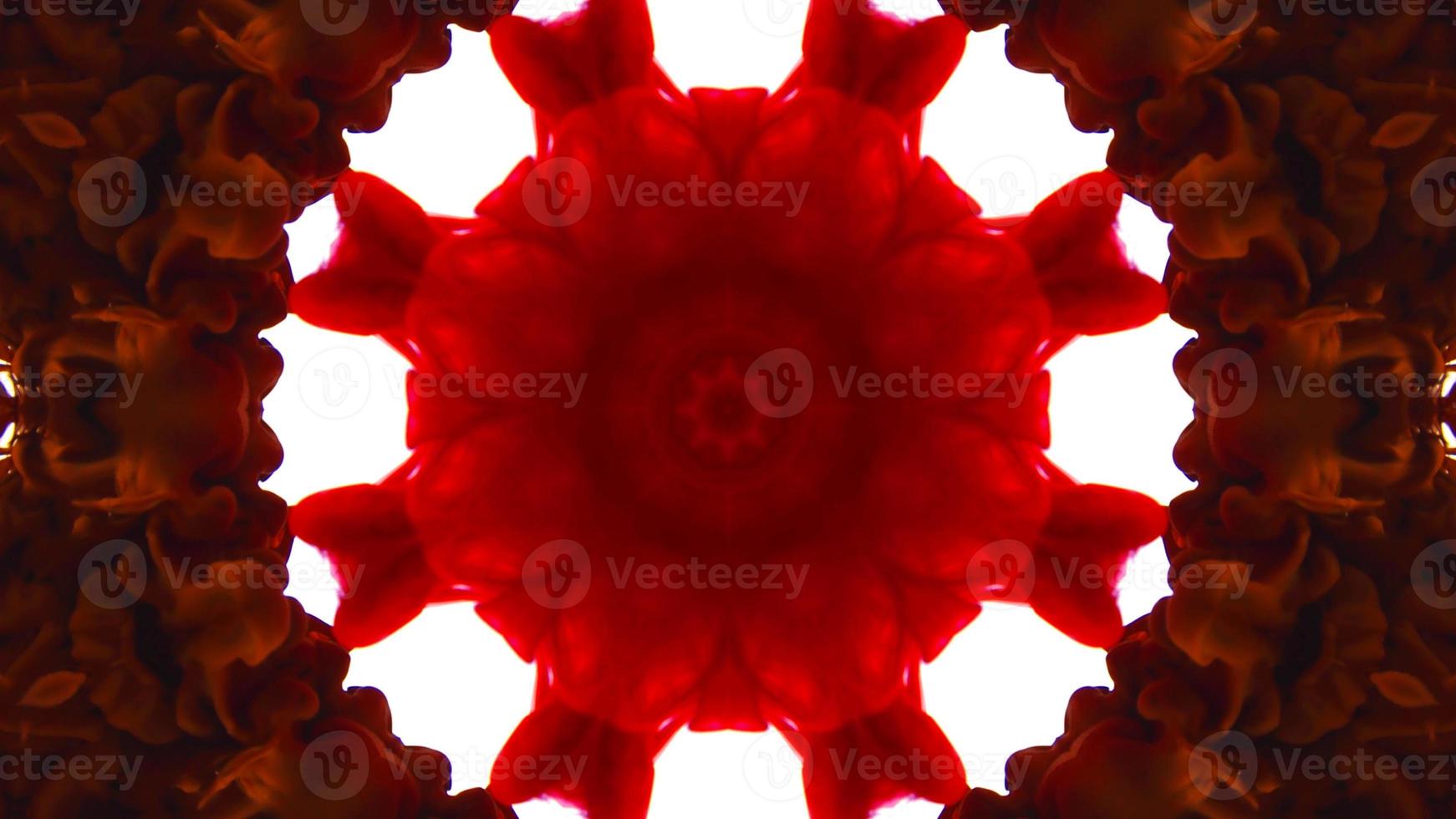 Wonderful Kaleidoscope Backgrounds Created From Colorful Ink Paint Spread photo