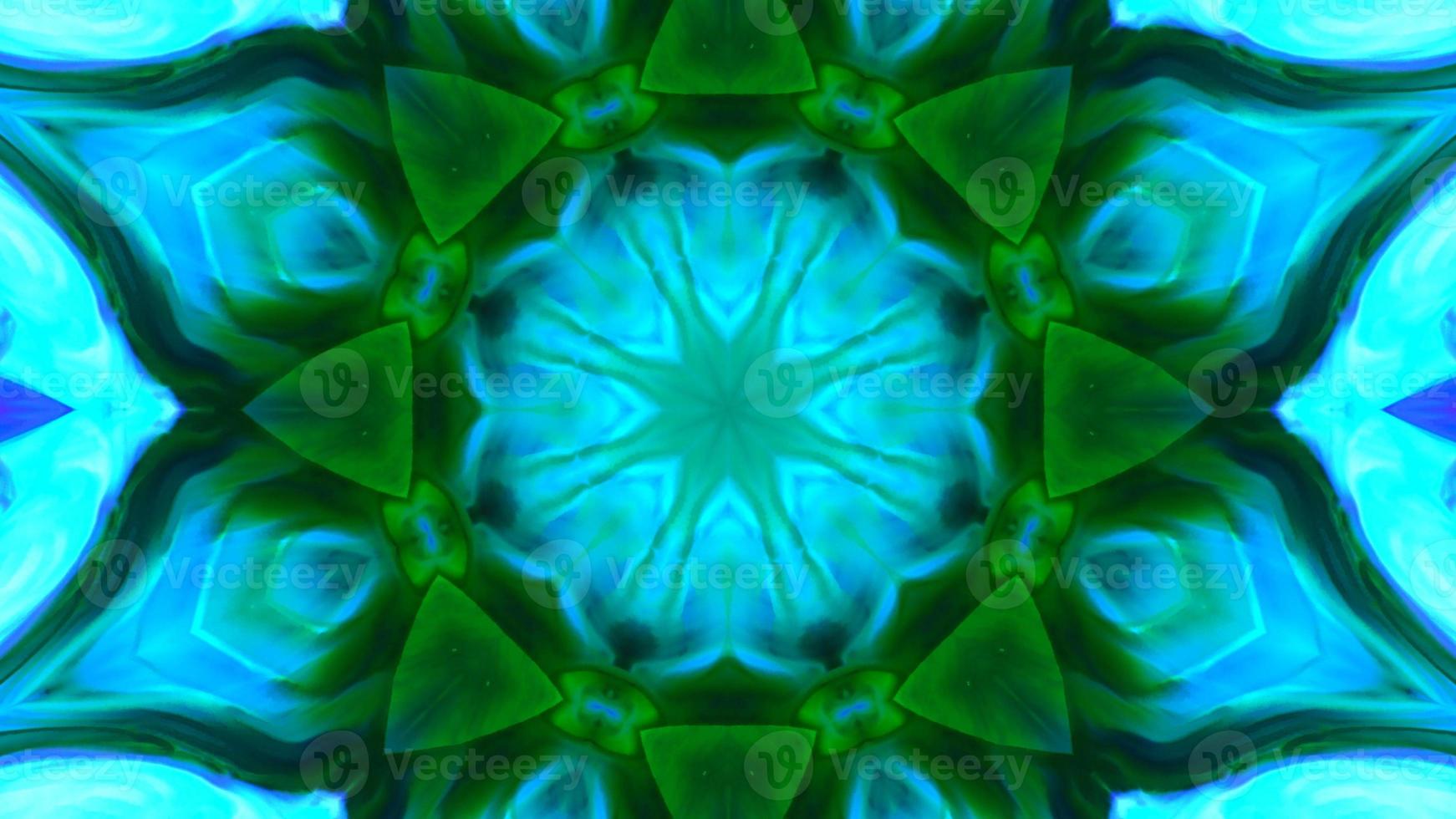Wonderful Kaleidoscope Backgrounds Created From Colorful Ink Paint Spread photo