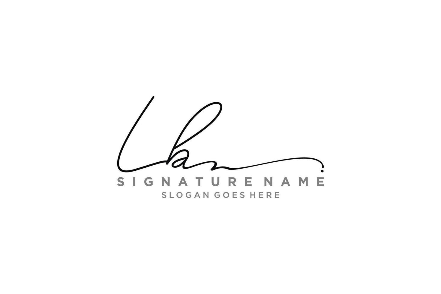 inicial lb carta firma logotipo plantilla elegante diseño logotipo signo símbolo plantilla vector icono