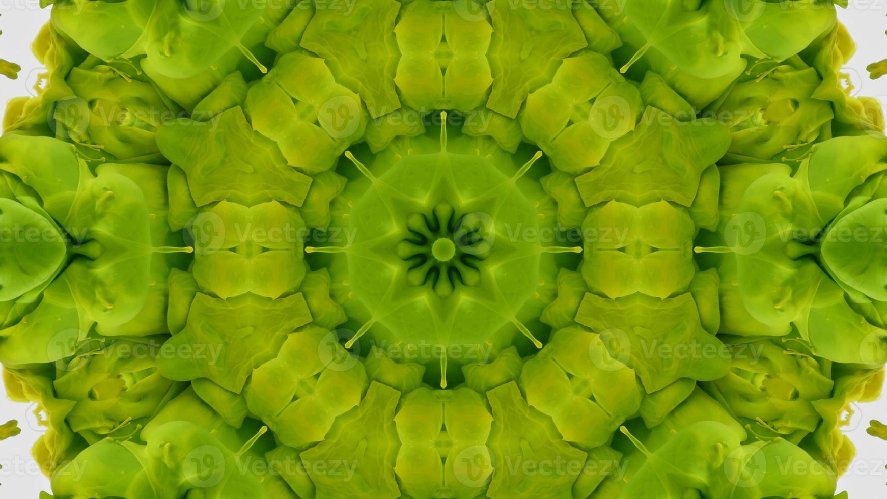 Wonderful Kaleidoscope Backgrounds Created From Colorful Ink Paint Spread photo