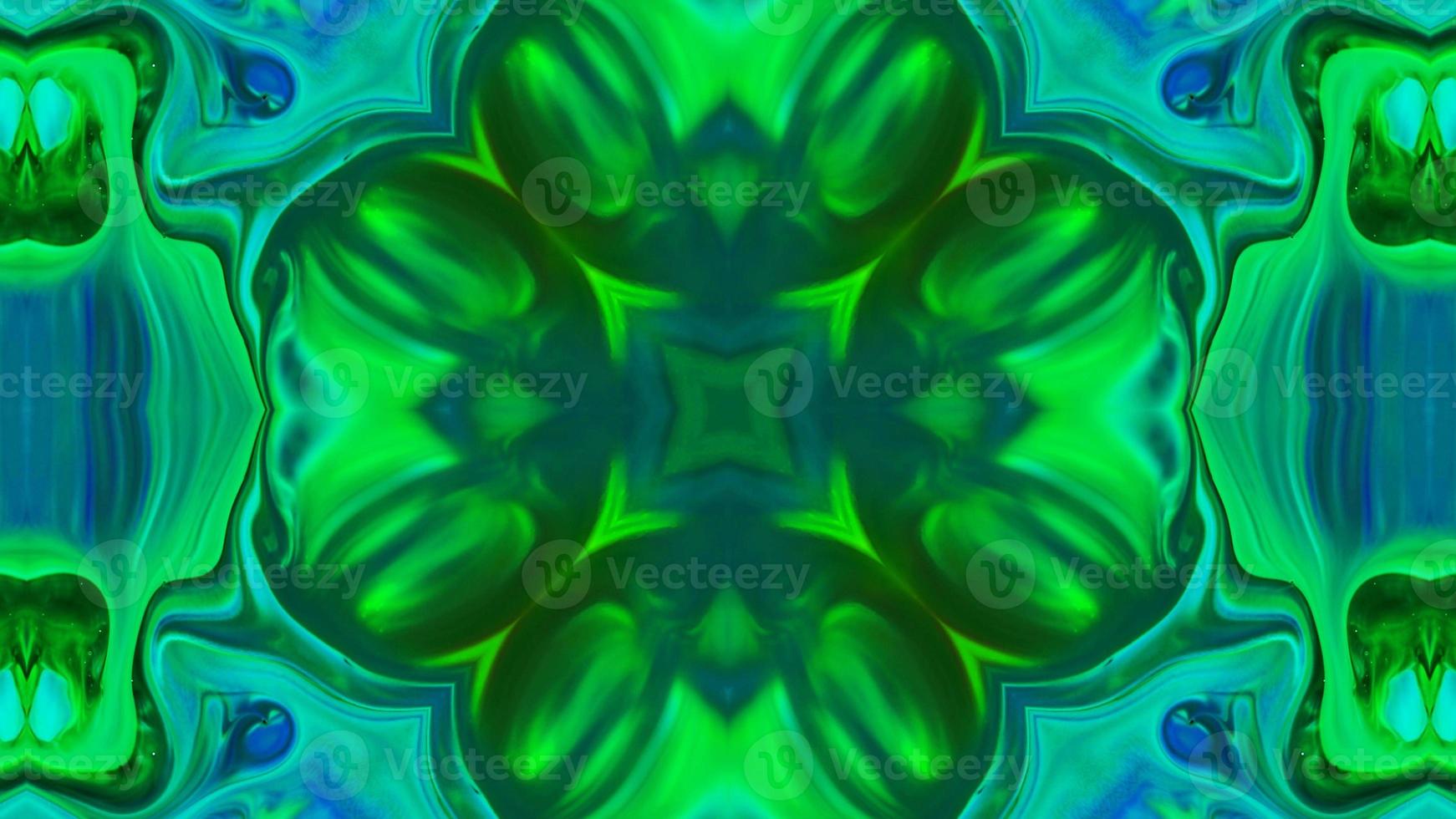 Wonderful Kaleidoscope Backgrounds Created From Colorful Ink Paint Spread photo