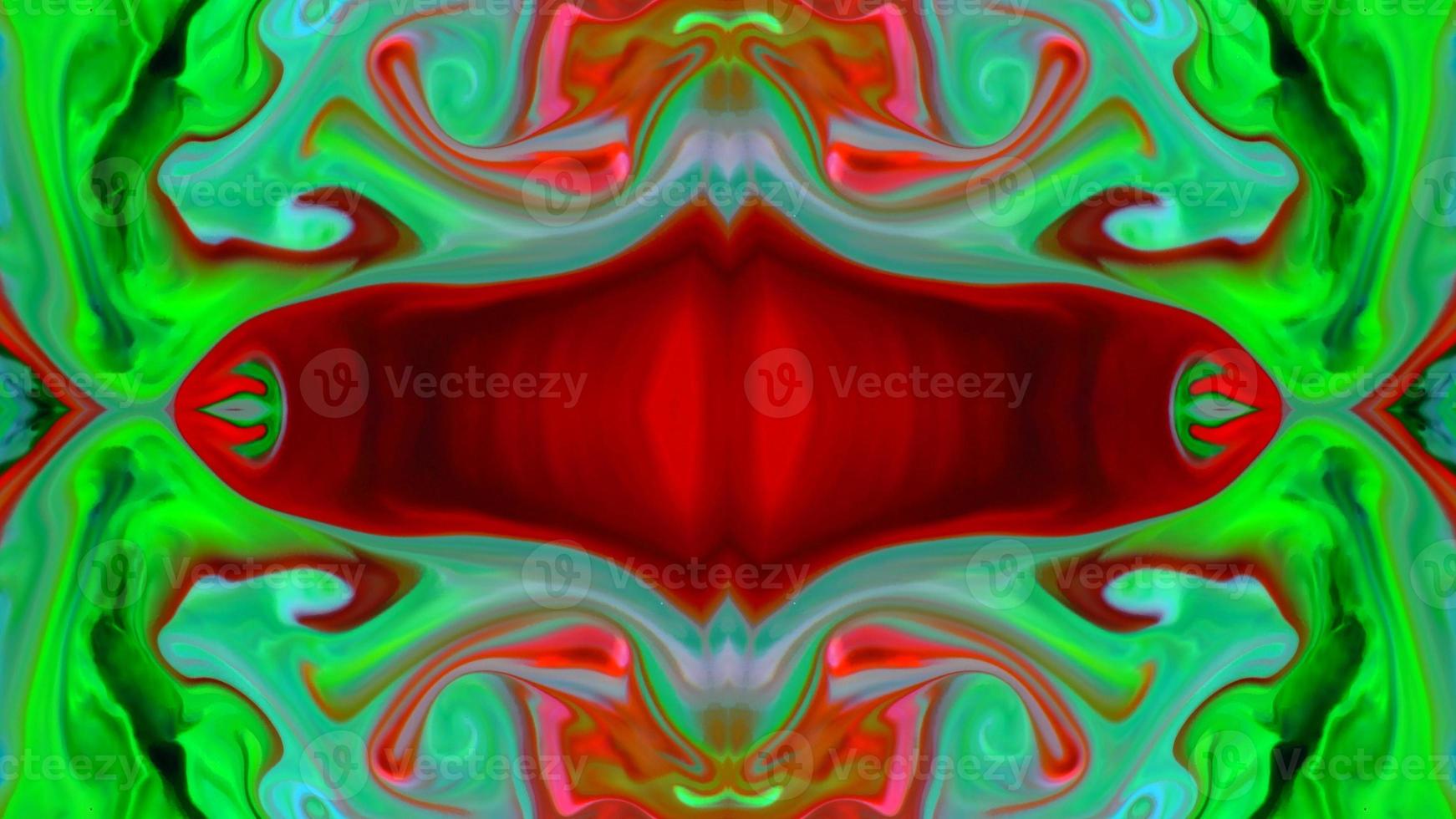 Wonderful Kaleidoscope Backgrounds Created From Colorful Ink Paint Spread photo