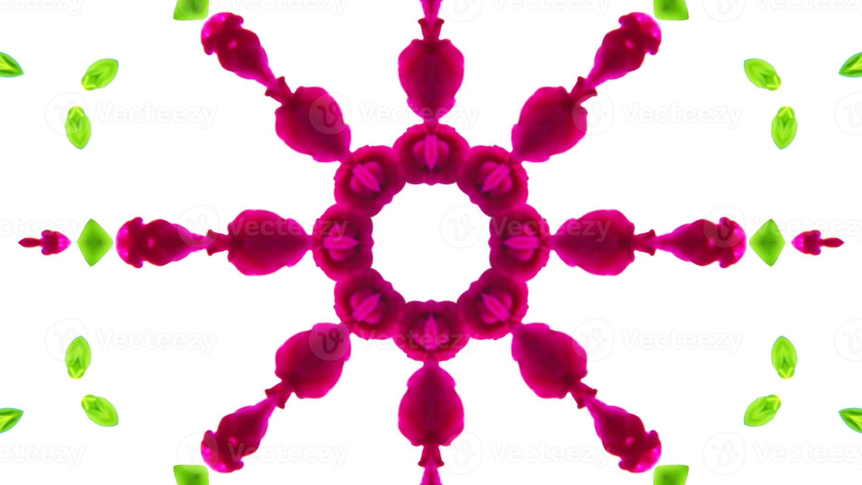 Wonderful Kaleidoscope Backgrounds Created From Colorful Ink Paint Spread photo