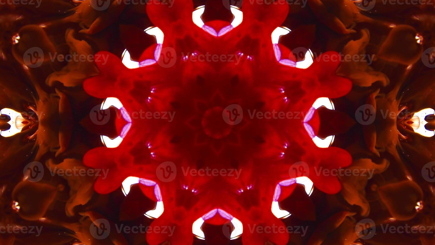 Wonderful Kaleidoscope Backgrounds Created From Colorful Ink Paint Spread photo