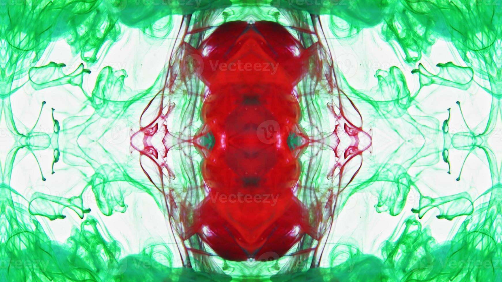 Wonderful Kaleidoscope Backgrounds Created From Colorful Ink Paint Spread photo