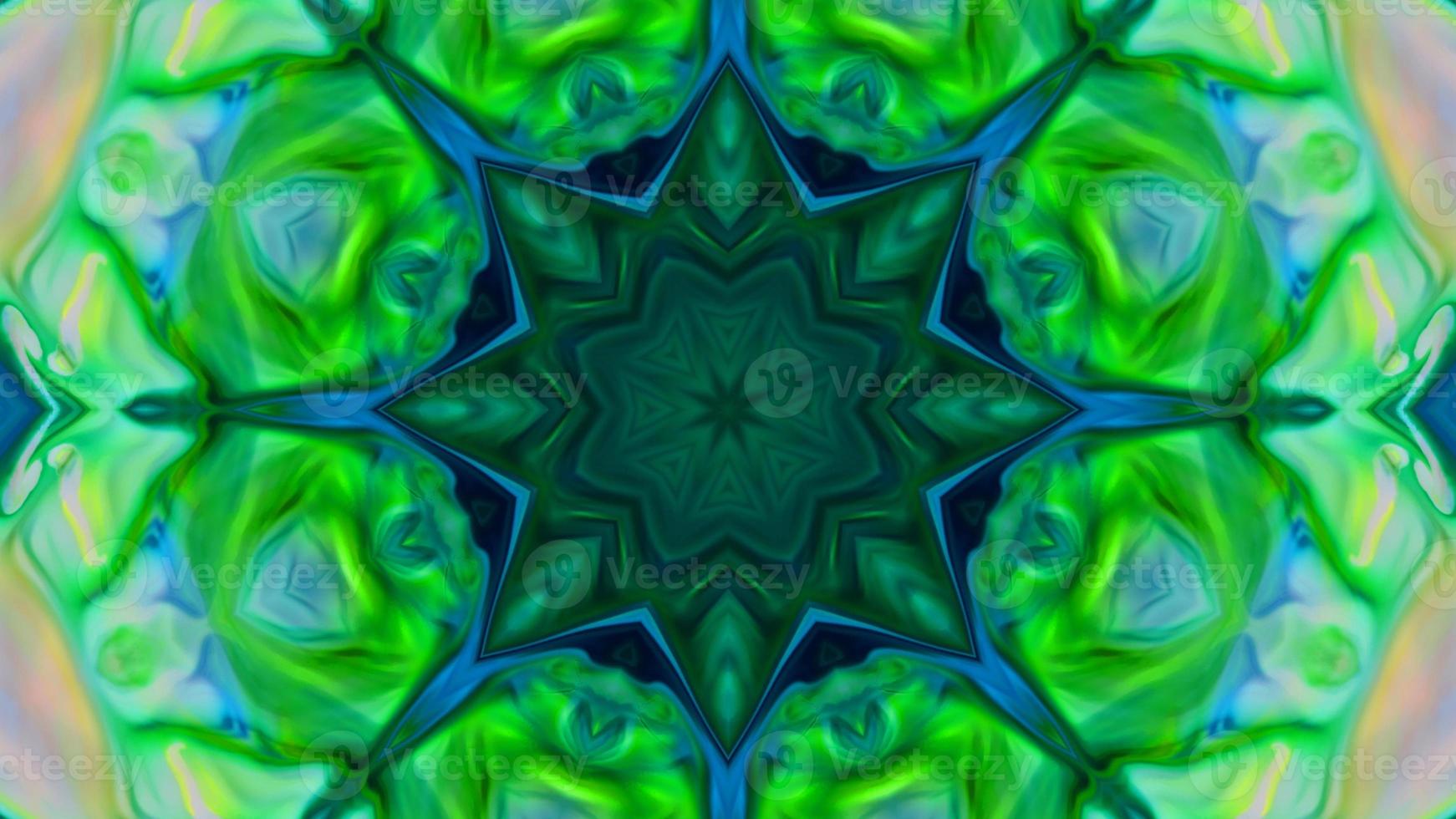 Wonderful Kaleidoscope Backgrounds Created From Colorful Ink Paint Spread photo