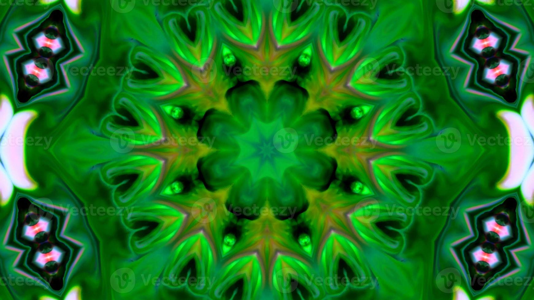 Wonderful Kaleidoscope Backgrounds Created From Colorful Ink Paint Spread photo