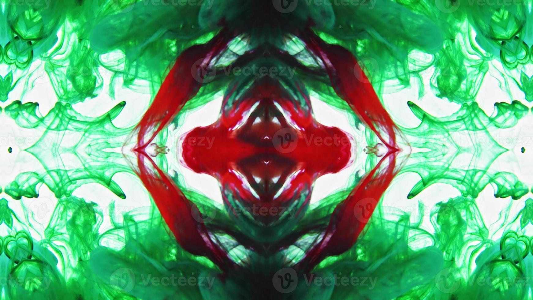 Wonderful Kaleidoscope Backgrounds Created From Colorful Ink Paint Spread photo