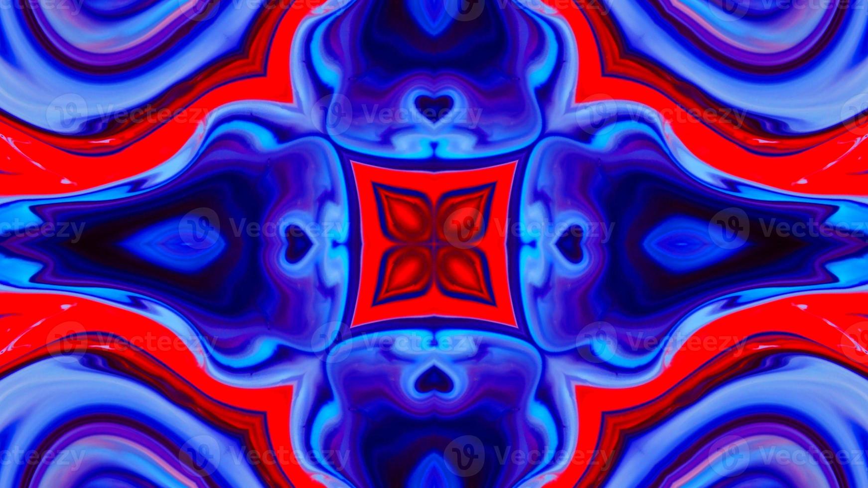 Wonderful Kaleidoscope Backgrounds Created From Colorful Ink Paint Spread photo