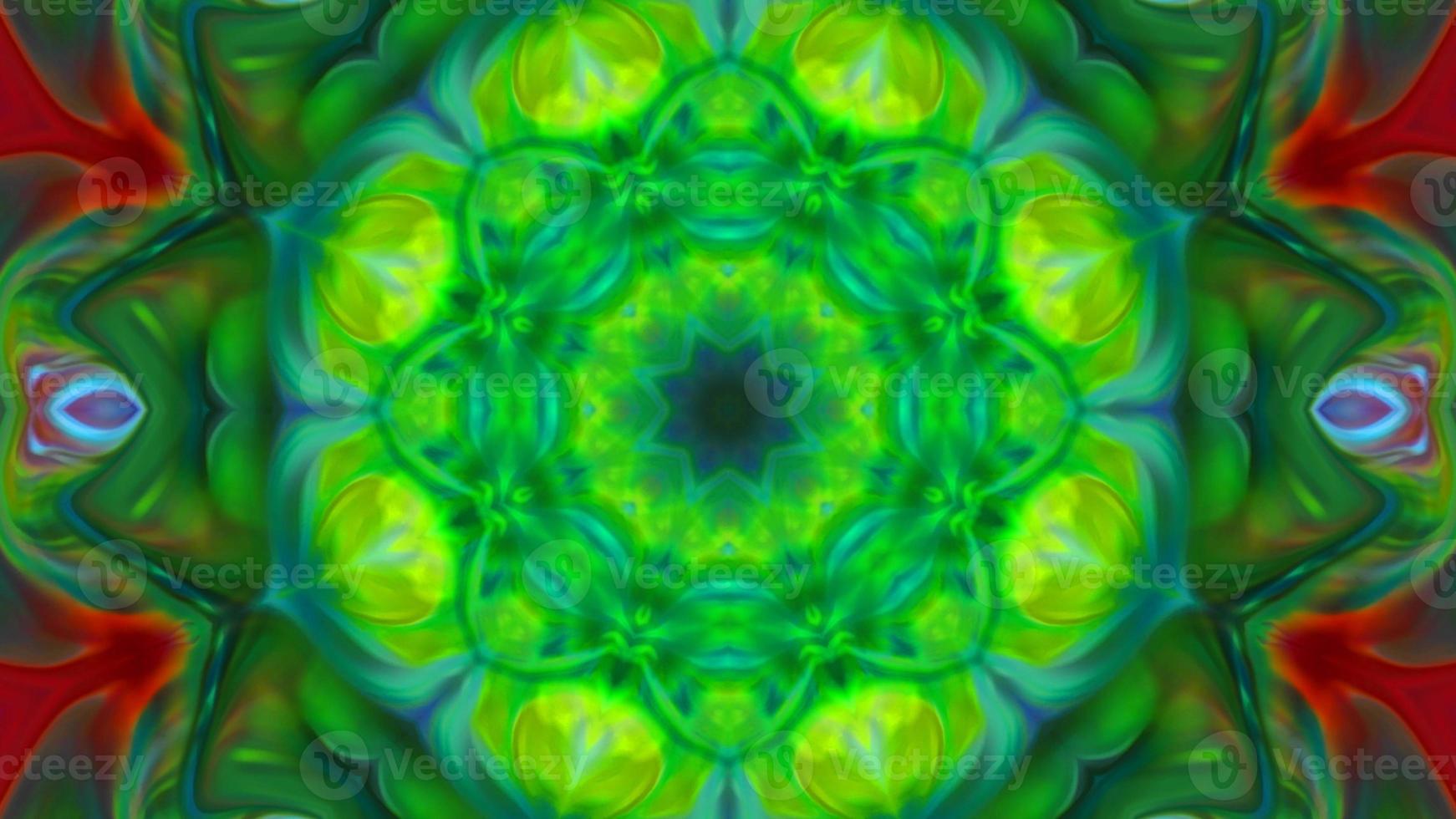 Wonderful Kaleidoscope Backgrounds Created From Colorful Ink Paint Spread photo