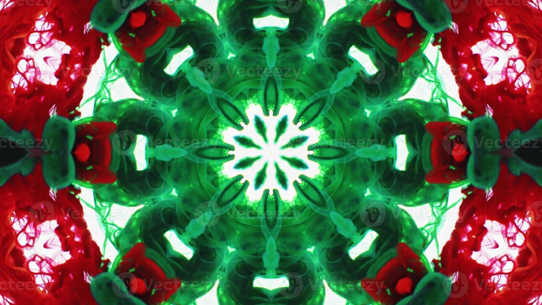 Wonderful Kaleidoscope Backgrounds Created From Colorful Ink Paint Spread photo