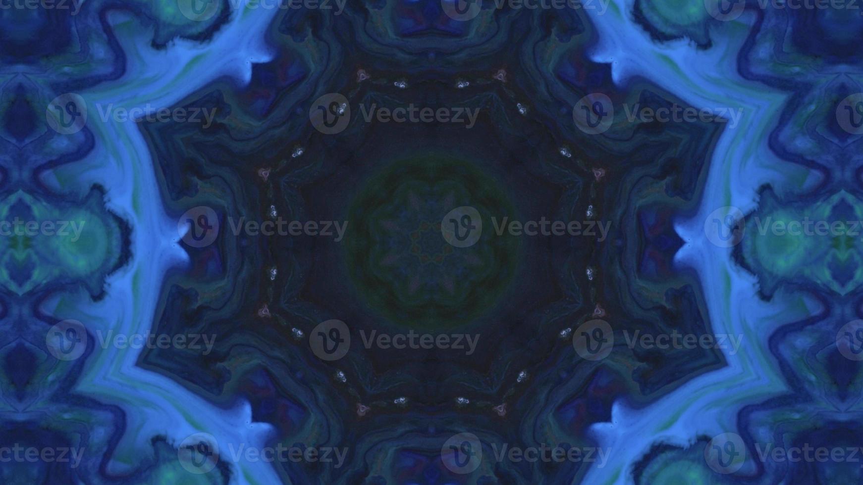 Wonderful Kaleidoscope Backgrounds Created From Colorful Ink Paint Spread photo